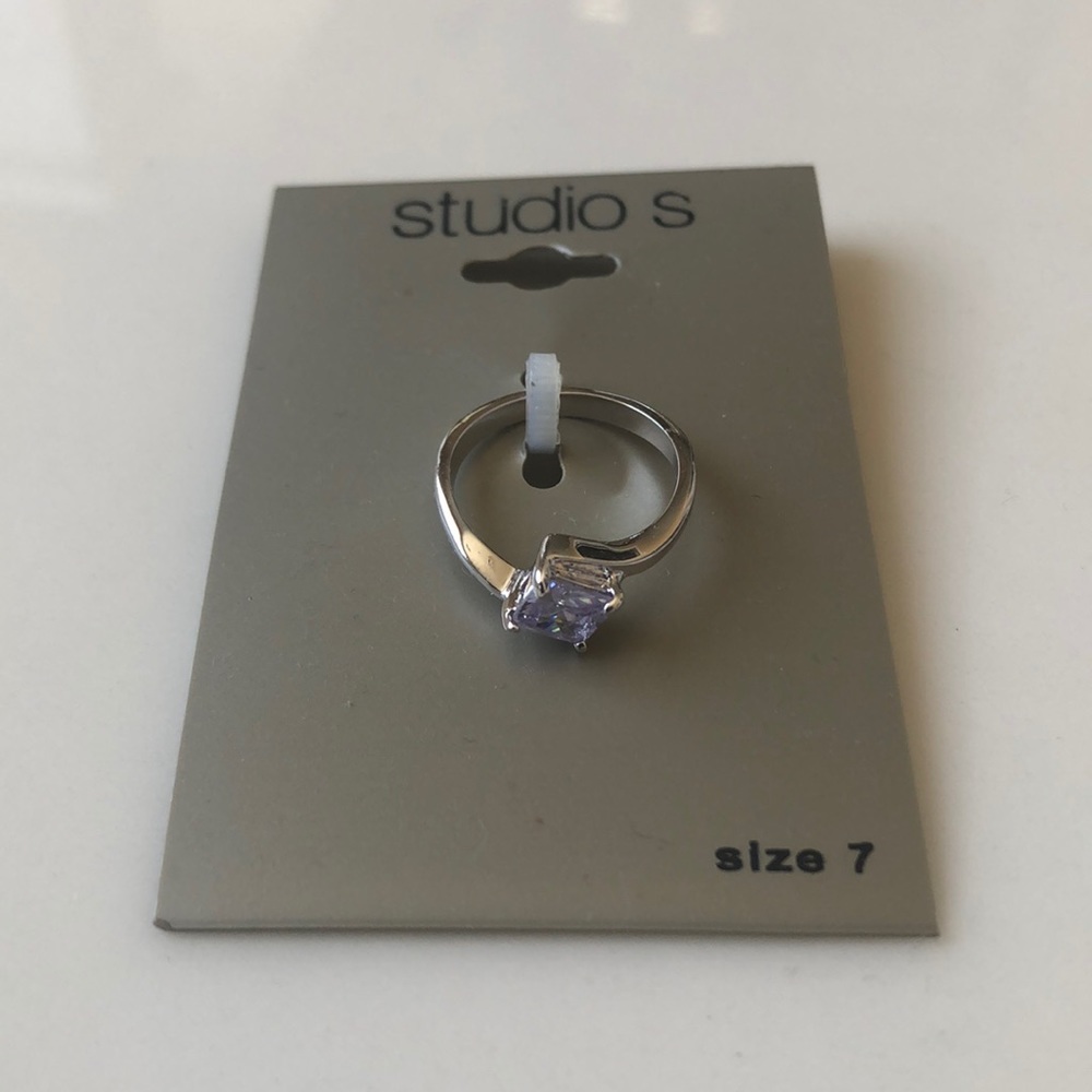NWT: Purple Princess Studio S Fashion Ring Size 7